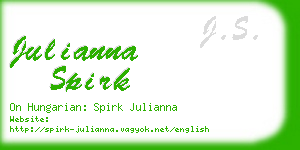 julianna spirk business card